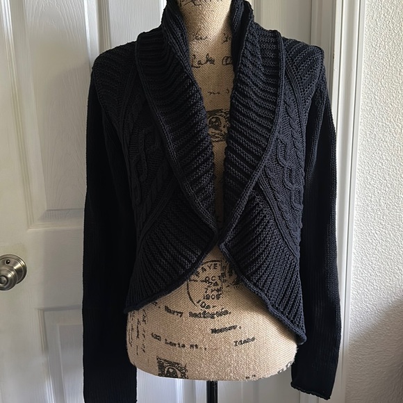 Grace Elements | Cable Knit Open Cardigan | Small - Picture 2 of 7